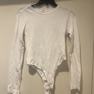 White cotton bodysuit